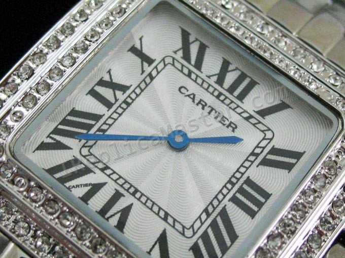 Cartier Santos Demoiselle Schmuck Replik Uhr - zum Schließen ins Bild klicken