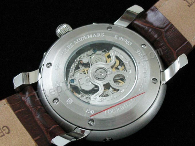 Audemars Piguet Jules Audemars Tourbillon Dummyskript Datograph Replik Uhr - zum Schließen ins Bild klicken