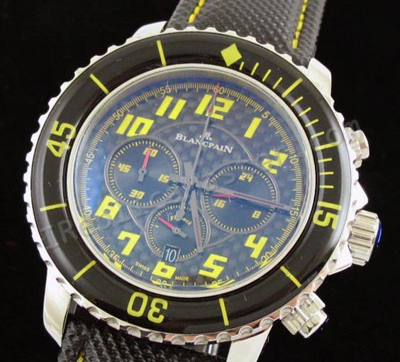 Sport Blancpain Flyback Chronograph Watch Réplique Montre - Cliquez sur l'image pour la fermer
