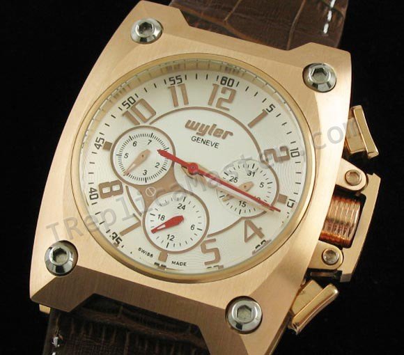 Wyler Geneve Código Datograph-R Réplica Reloj