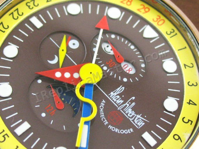 Alain Silberstein Klassik Krono Bauhaus Replica Watch - Click Image to Close