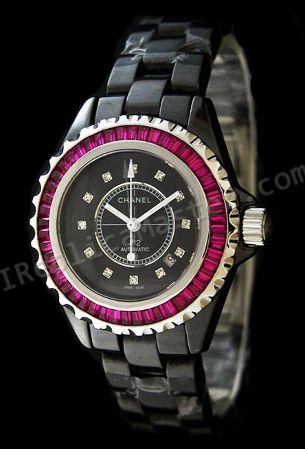 Chanel J12 Ceramic Case Und Armband Replik Uhr - zum Schließen ins Bild klicken