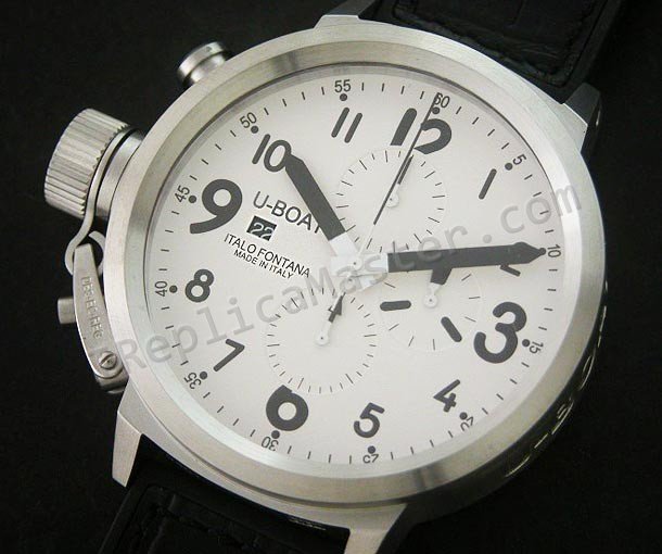 U-Boat Flightdeck Chronograph 50 mm Swiss Replica Watch - Click Image to Close