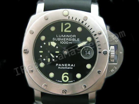 Officine Panerai 1000M Submersible Swiss Replica Watch - Click Image to Close