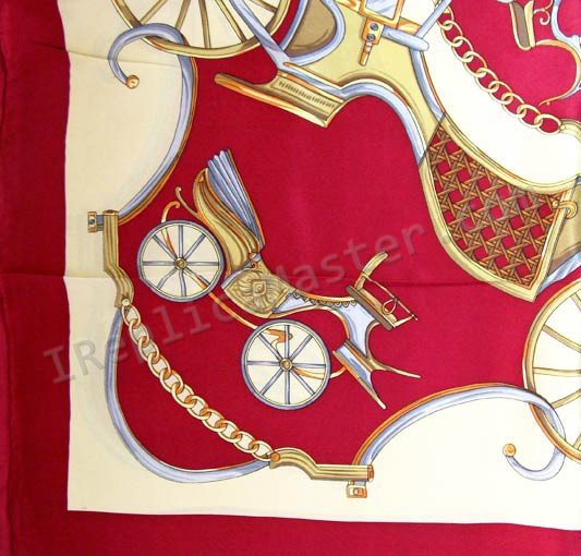 Hermes Carre 70 In Vintage Silk Scarf Replica