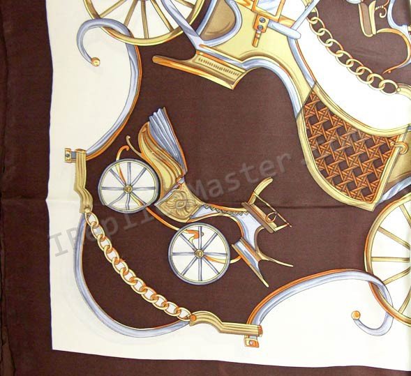 Hermes Carre 70 In Vintage Silk Scarf Replica