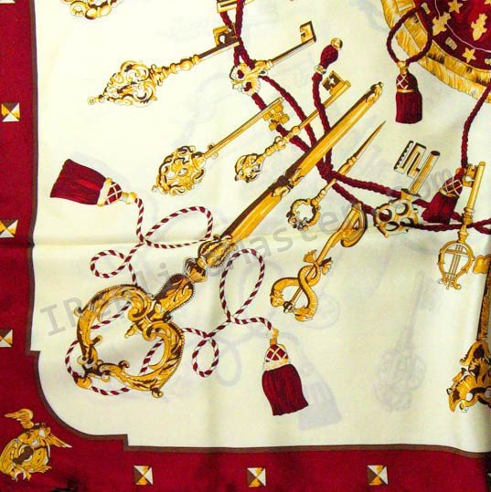 Hermes Carre 70 In Vintage Silk Scarf Replica