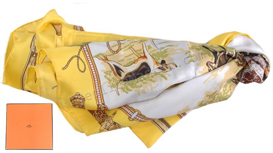 Hermes Carre 70 In Vintage Silk Scarf Replica - Click Image to Close