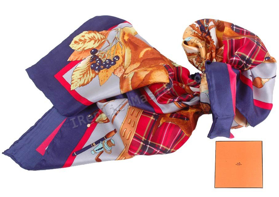 Hermes Carre 70 In Vintage Silk Scarf Replica - Click Image to Close