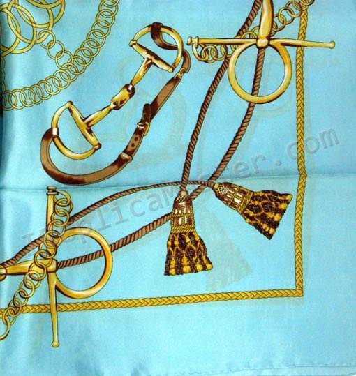 Hermes Carre 70 In Vintage Silk Scarf Replica