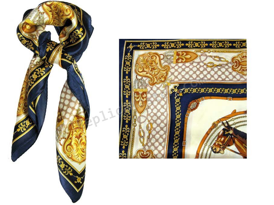 Hermes Small Silk Scarf Replica - Click Image to Close