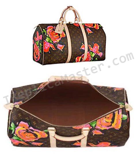 Louis Vuitton Stephen Sprouse Monogram Roses Canvas Speed M48605 Replica - Click Image to Close