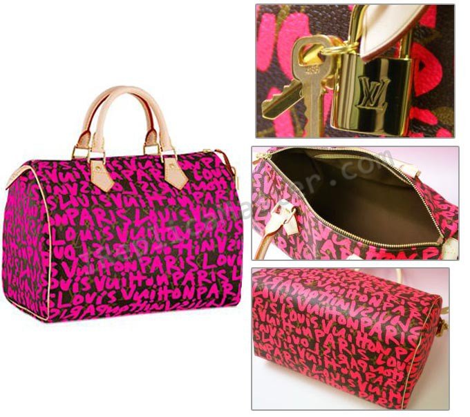 Louis Vuitton Monogram Stephen Sprouse toile Speedy 30 M Réplique - Cliquez sur l'image pour la fermer