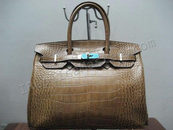 Hermes Birkin Crocodile Replica Handtasche Replik - zum Schließen ins Bild klicken