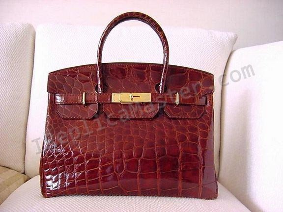 Hermes Birkin Crocodile Sac à main Réplique - Cliquez sur l'image pour la fermer