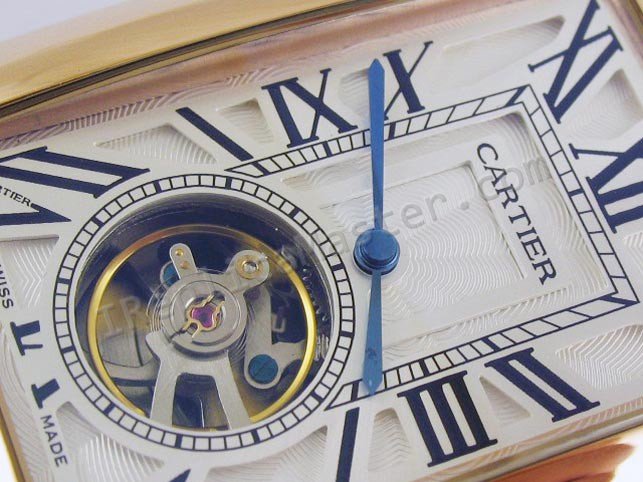 Cartier Tank Americaine Tourbillon Replica Watch - Click Image to Close
