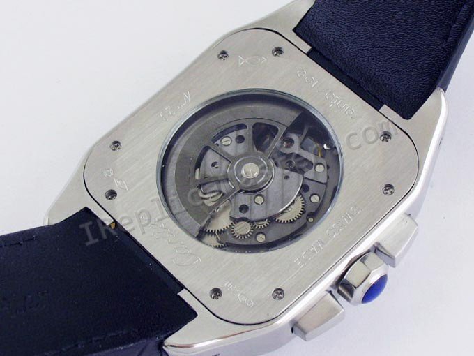カルティエは100 Datographのトゥールビヨンの時計のレプリカをサントス - ウインドウを閉じる