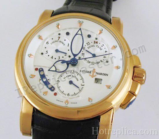 Ulysse Nardin Sonata Catedral de hora doble Réplica Reloj - Haga click en la imagen para cerrar