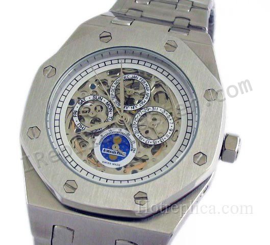 Audemars Piguet Royal Skeleton Perpetual Calendar Orologio Oak Replica Orologio - Clicca l'immagine per chiudere