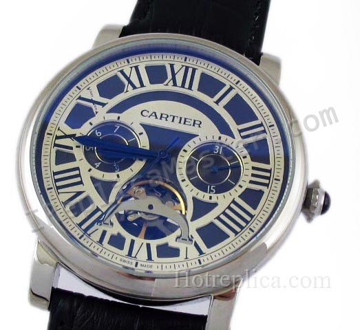 Bleu Ballon De Cartier Watch Tourbillon Réplique Montre