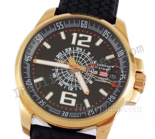 ショパールマイルMilgiaのグランツーリスモ契約GMTのレプリカ時計 - ウインドウを閉じる