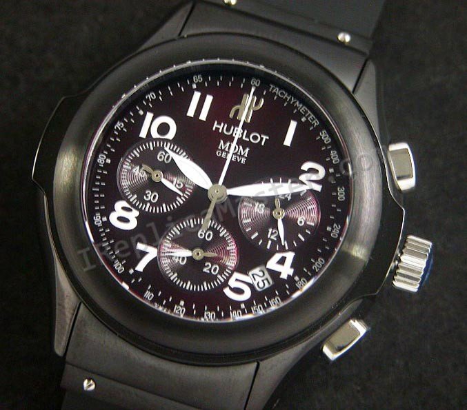 Hublot MDM Cronógrafo Réplica Reloj - Haga click en la imagen para cerrar