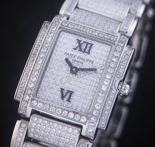 Patek Philippe 24 Stunden Full Diamond Ladies Schweizer Replik Uhr - zum Schließen ins Bild klicken