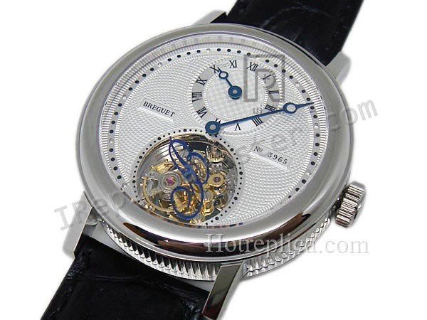 Breguet Tourbillon Salmón Regulatuer Jubileo Real Reloj Suizo Réplica - Haga click en la imagen para cerrar