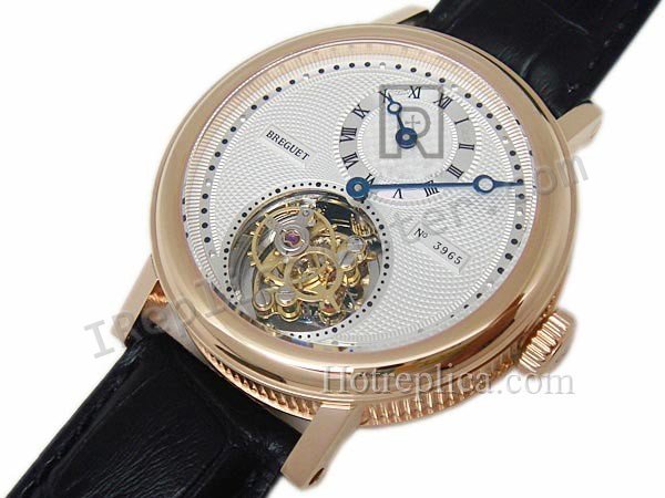 Breguet Jubilee Regulatuer Salmon Real Tourbillon Schweizer Replik Uhr - zum Schließen ins Bild klicken