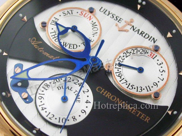 Ulysse Nardin Sonata Cathedral Dual Time Replik Uhr - zum Schließen ins Bild klicken