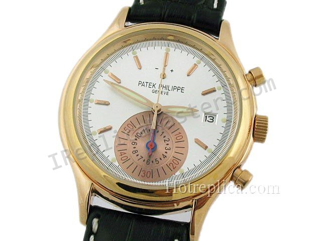 Patek Philippe Montre chronographe annuel Réplique Montre - Cliquez sur l'image pour la fermer