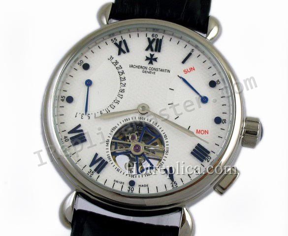 Vacheron Constantin Malte Tourbillon Day Date Reloj Réplica Reloj - Haga click en la imagen para cerrar