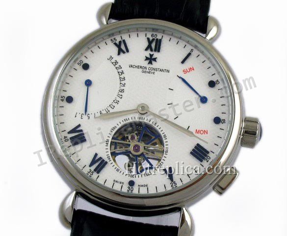 Vacheron Constantin Malte Tourbillon Day Watch Date Réplique Montre