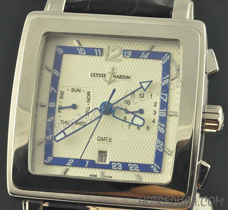 Ulysse Nardin Quadrato Dual Time GMT Datograph  Clique na imagem para fechar