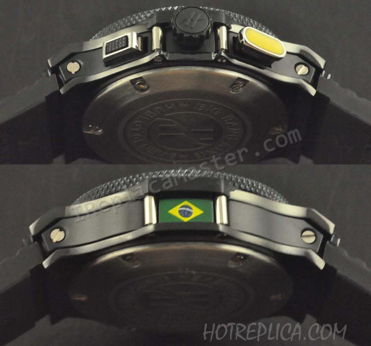 Hublot Big Bang Foudroyante Senna Watch Chronograph Réplique Montre - Cliquez sur l'image pour la fermer