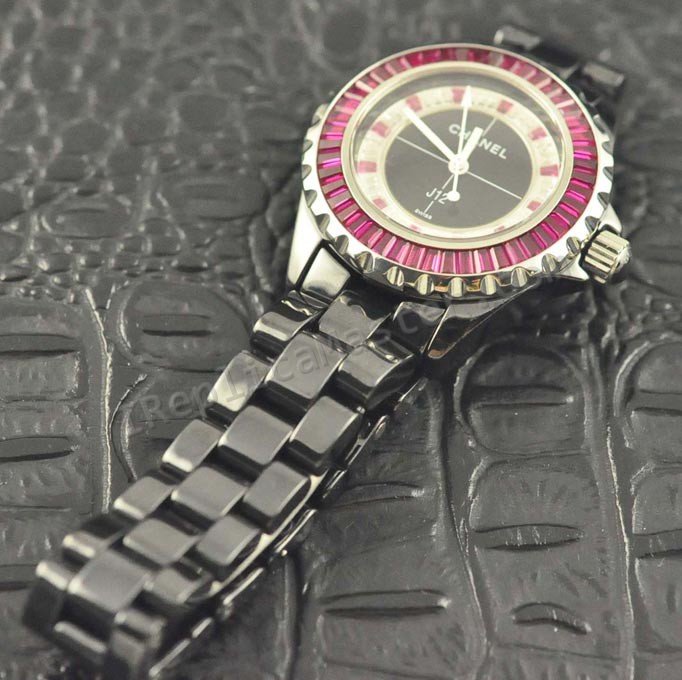Chanel J12, Real Ceramic Case And Braclet, 34mm Replica Watch - Click Image to Close