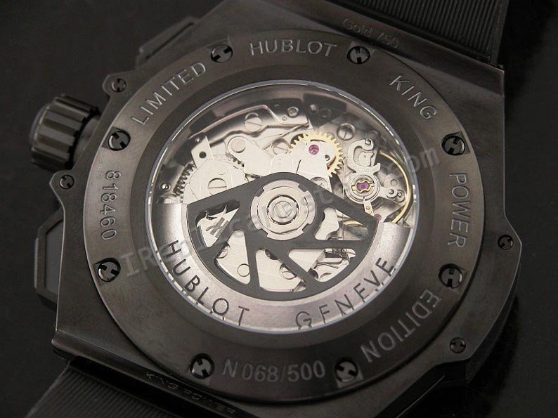 Hublot King Power Limited Edition Chronograph Schweizer Replik Uhr - zum Schließen ins Bild klicken
