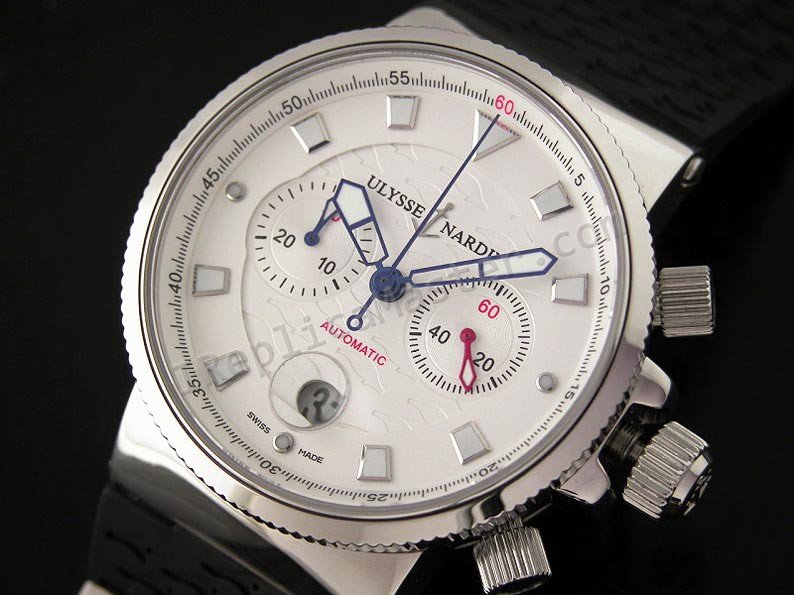 Ulysse Nardin Marine Chronograph Suíço Réplica Relógio  Clique na imagem para fechar