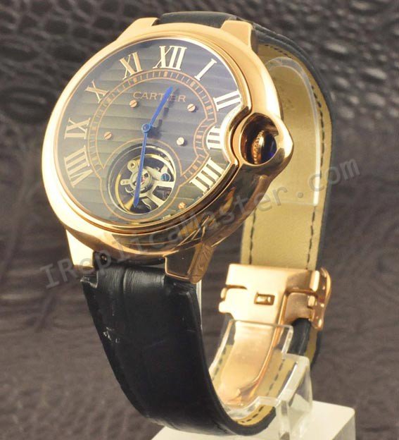 Cartier Balloon Bleu de tourbillon, Big Size Replica Watch - Click Image to Close
