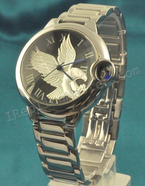 Cartier globo Bleu de réplica Réplica Reloj - Haga click en la imagen para cerrar