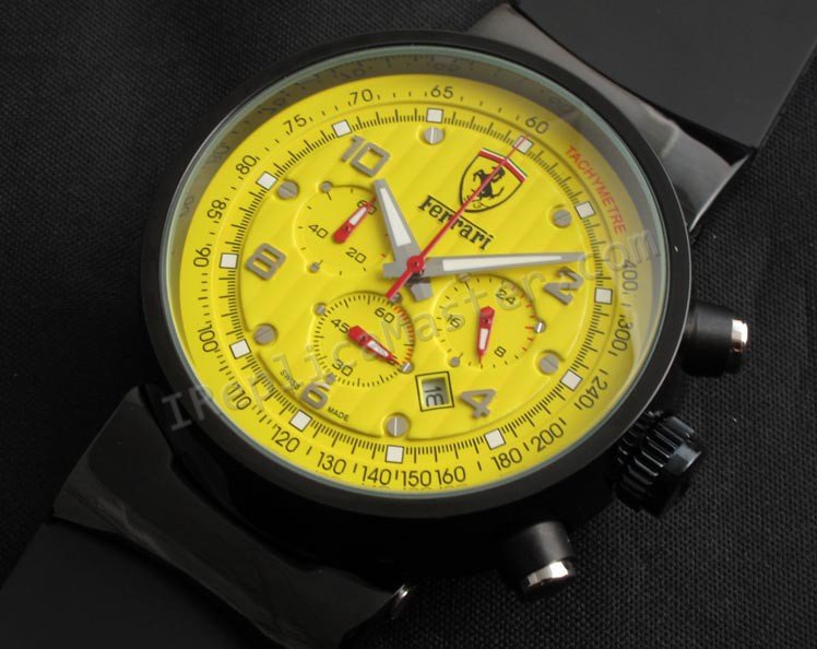 Ferrari Chronograph Replik Uhr - zum Schließen ins Bild klicken