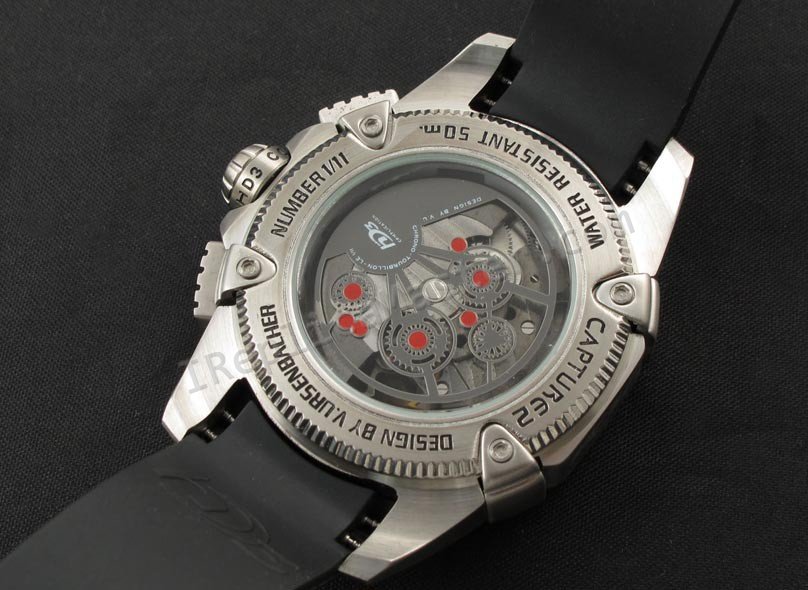 Hysek HD3 Three Minds Tourbillon Replik Uhr - zum Schließen ins Bild klicken