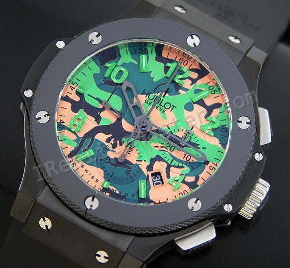 Hublot Commando Bang Green Camouflage Limited Edition Swiss Replica Watch