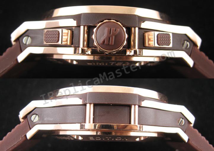 Hublot Big Bang Cappuccino Diamonds Chronograph Swiss Replica Watch - Click Image to Close