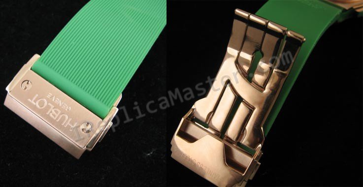 Hublot Big Bang Apple Diamantes Cronógrafo Reloj Suizo Réplica - Haga click en la imagen para cerrar