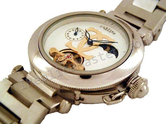 Cartier Pasha C Fecha Réplica Reloj - Haga click en la imagen para cerrar