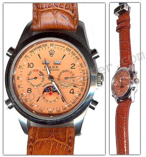 Rolex Antimagnetic Chronographe Mit Mondphase Replik Uhr - zum Schließen ins Bild klicken