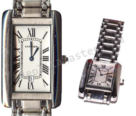 Cartier Tank Americaine Мойен Реплика Смотреть