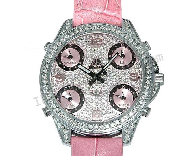 Jacob & Co Cinq fuseau horaire Watch Full Size Réplique Montre - Cliquez sur l'image pour la fermer