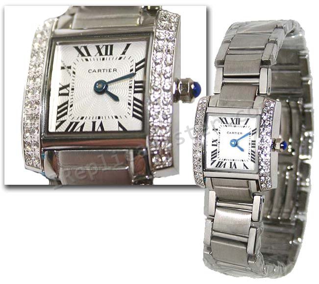 Cartier Tank Francaise Ювелирные Реплика Смотреть - закрыть